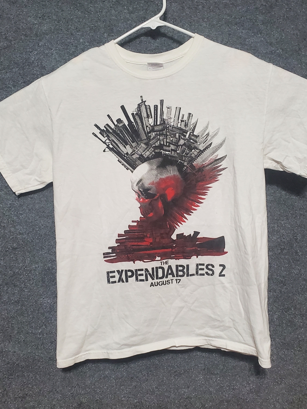 SDCC The Expendables 2 Promo Shirt Mens Medium Action Movie Stars Bruce Willis